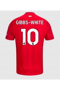 Nottingham Forest Morgan Gibbs-White #10 Voetbaltruitje Thuis tenue 2024-25 Korte Mouw